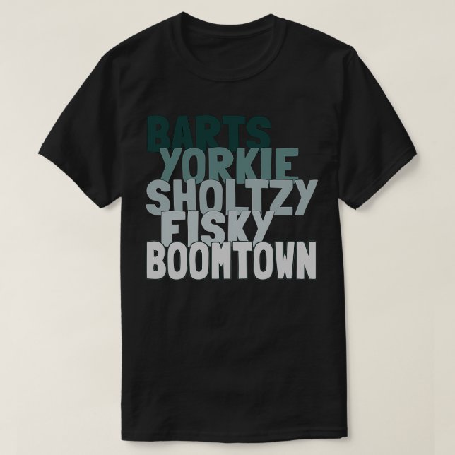Barts yorkie sholtzy fisky boomtown 1 t shirt (Design framsida)