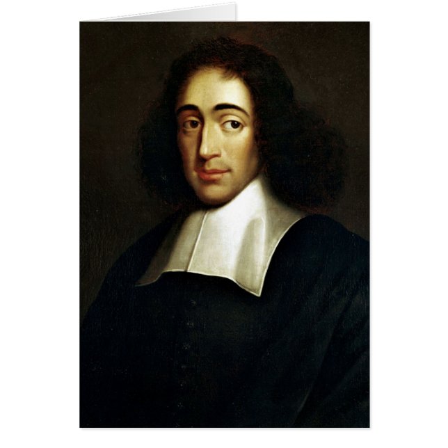 Baruch Spinoza Hälsningskort (Framsidan)