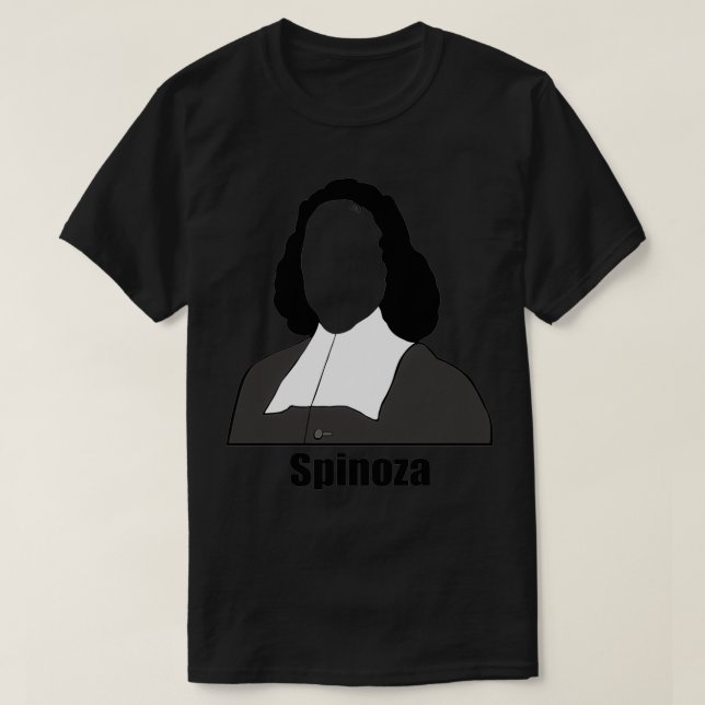 Baruch Spinoza Spinoza Spinozist T Shirt (Design framsida)