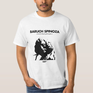 Baruch Spinoza vitT-tröja T-shirt