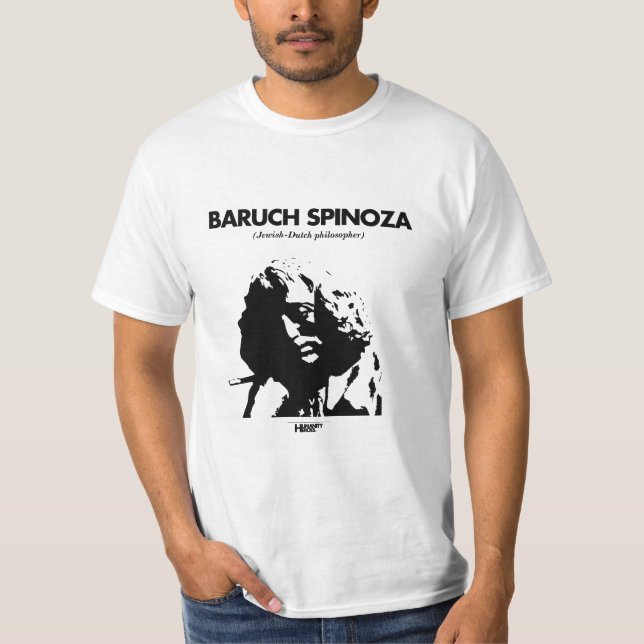 Baruch Spinoza vitT-tröja Tee (Framsida)
