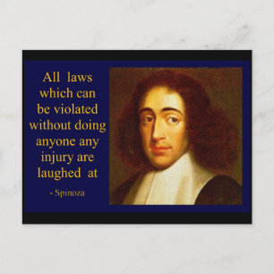 Baruch Spinoza Vykort