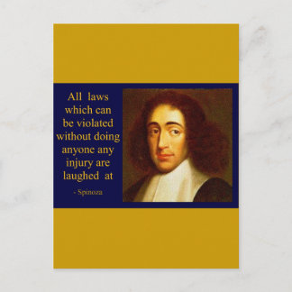 Baruch Spinoza Vykort