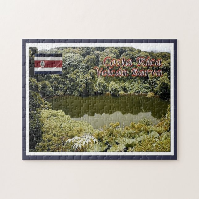 Barva Volcano - Costa Rica - Pussel (Horisontell)