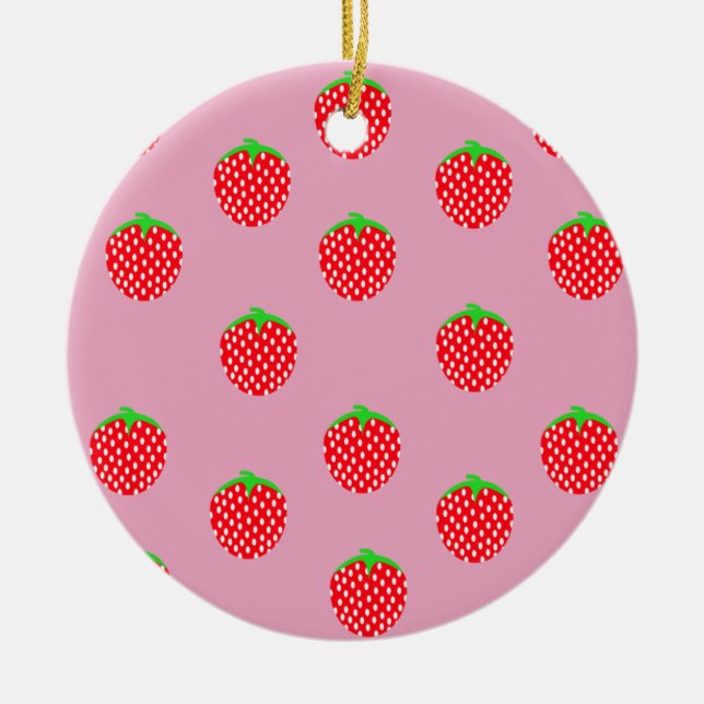 Bärvacker sommar julgransprydnad keramik (Framsidan)