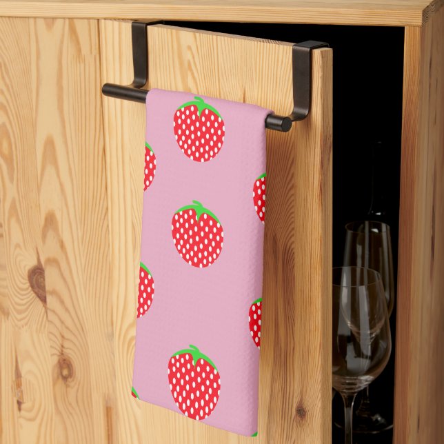 Bärvacker sommar kökshandduk (Thirds Fold)