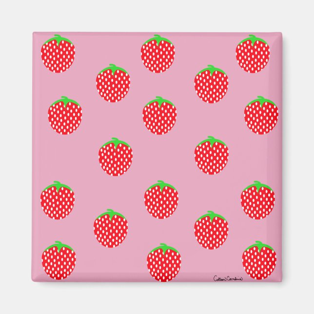 Bärvacker sommar magnet (Framsidan)