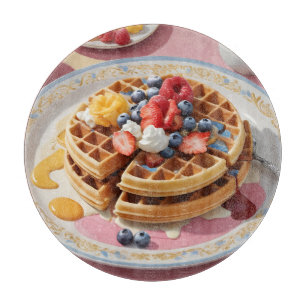 Bärvåfflor Frukost Tallrik