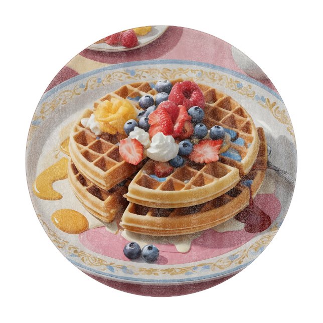 Bärvåfflor Frukost Tallrik (Framsidan)