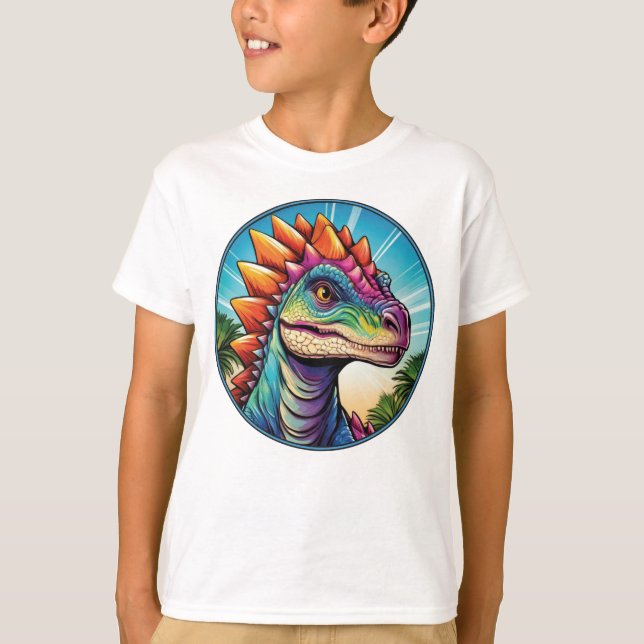 Baryonyx - Classic Dinosaur Tee T-Shirt (Framsida)