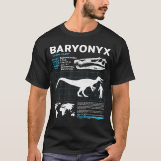 Baryonyx fossil fact lakan T-Shirt