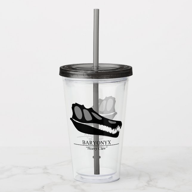 Baryonyx Skull Take Away Mugg (Framsida)