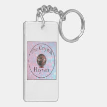 Baryte Print Acrylic Keychain