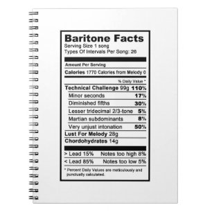 Baryton- "näringsrik informationsetikett ", anteckningsbok
