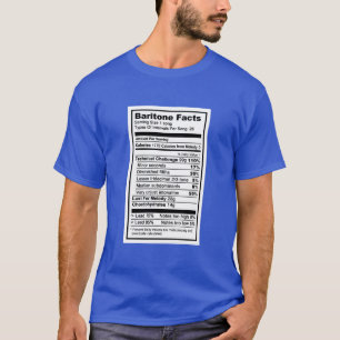 Baryton- "näringsrik informationsetikett ", t shirt