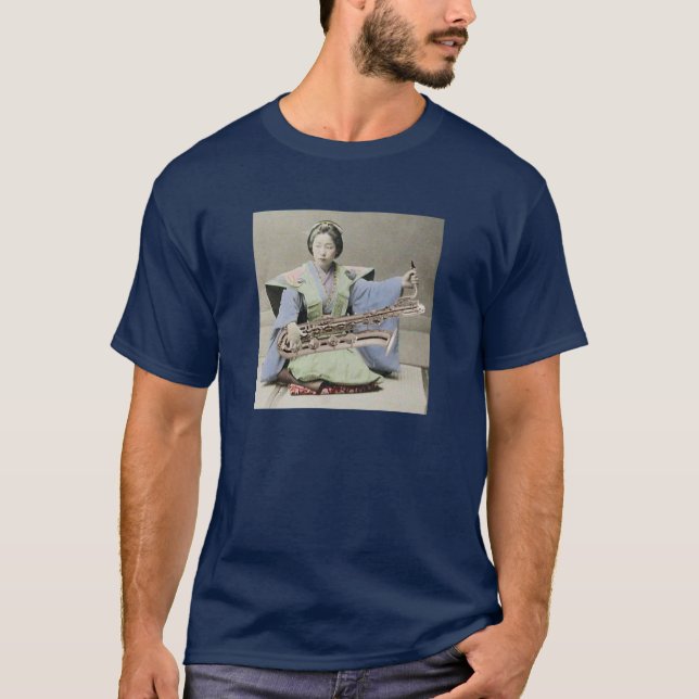 baryton- sax t-shirt (Framsida)