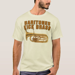 Barytoner sparkar mässing tee shirt