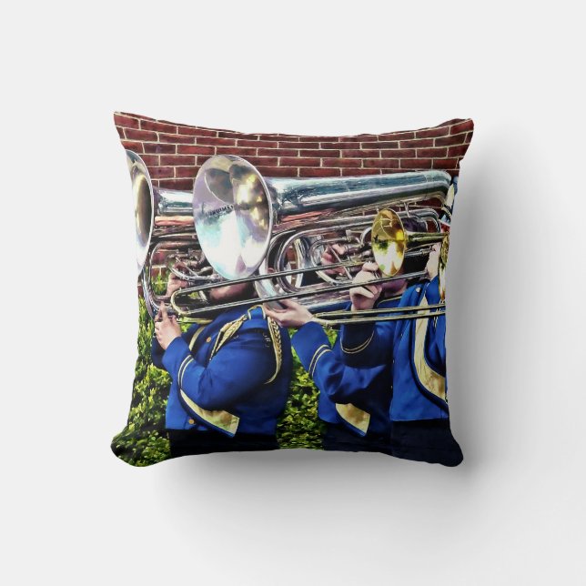Barytonhorn och tromboner kudde (Framsida)