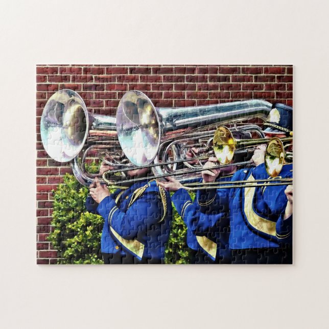 Barytonhorn och tromboner pussel (Horisontell)