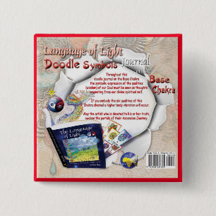 Bas Chakra Journal-täckknapp Knapp