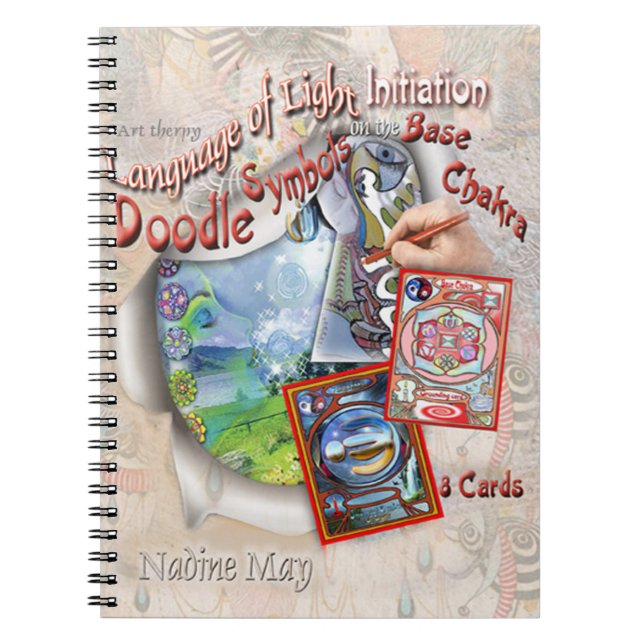 Bas Chakraförsidet omslag Anteckningsbok (Framsidan)