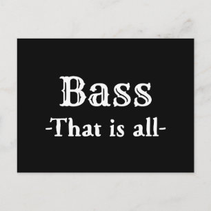 Bas Det Är All Skoj Musik Vykort
