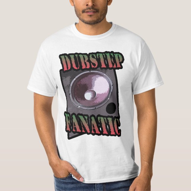 bas- fanatisk skjorta för dubstep tee shirt (Framsida)