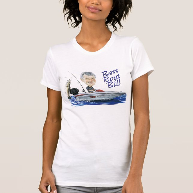 Bas- fartygräkningkvinna tank tee shirt (Framsida)