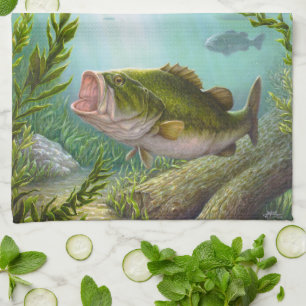 Bas- fisk kökshandduk