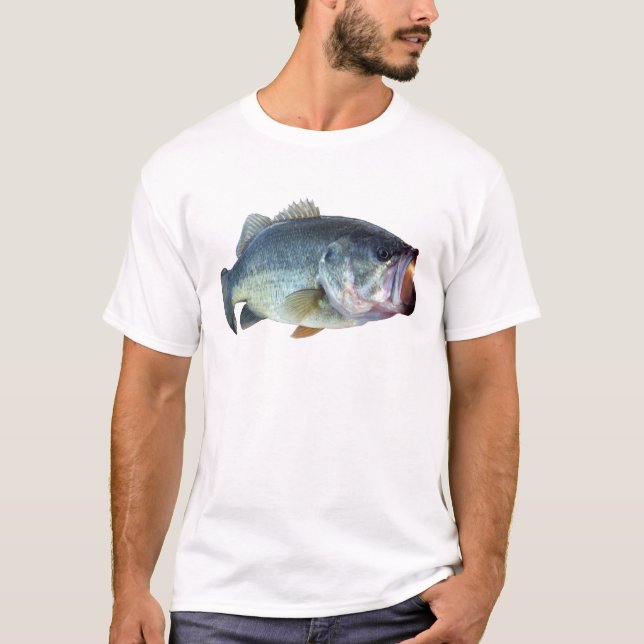 Bas- fisk tee shirt (Framsida)