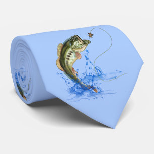Bas- fiske för banhoppning slips