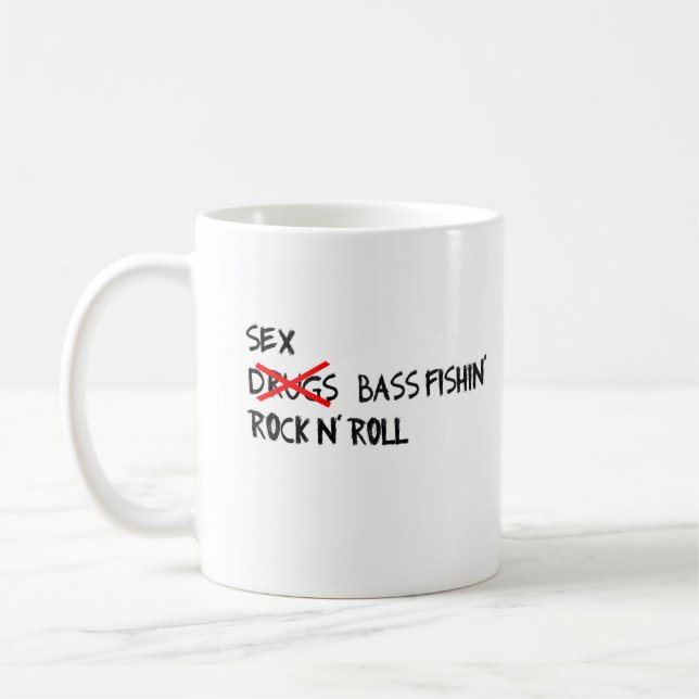 Bas- fiskemugg kaffemugg (Vänster)