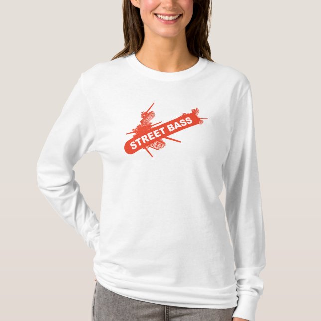 Bas- flickaHoodie för gata T-shirt (Framsida)