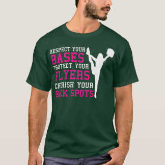 Bas Flyers back Spots Cheerlead Squad Gift Ide T Shirt