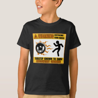 Bas för DUBSTEP-varningsytterlighet Tee