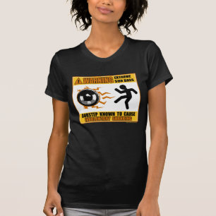 Bas för DUBSTEP-varningsytterlighet Tee