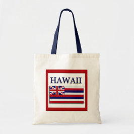 Bas för Hawaii Statlig flagga Design Budget Canvas Tygkasse