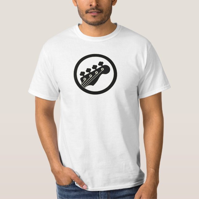 Bas- för nyckelsvart för spelare 4 trimma färg tee shirt (Framsida)