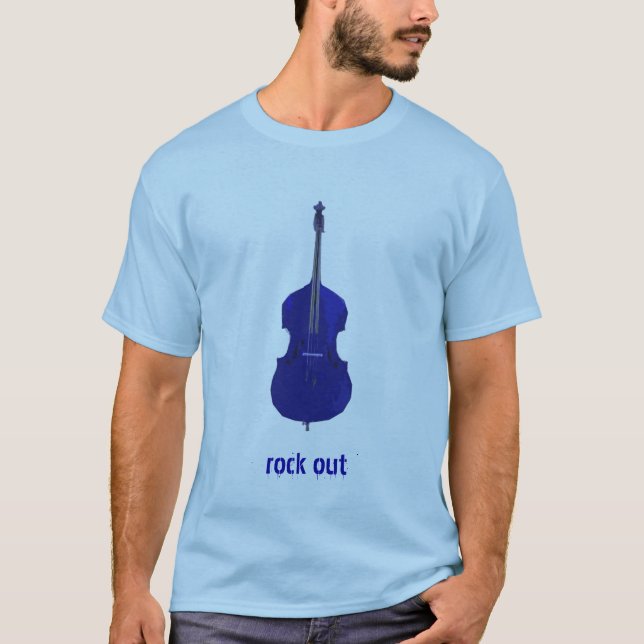 Bas- för sten utslagsplats ut tee shirt (Framsida)