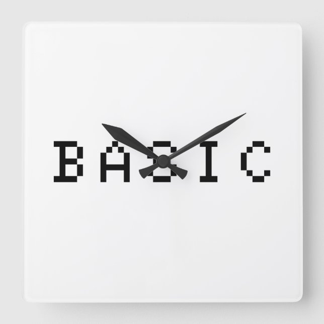 BAS FYRKANTIG KLOCKA (Framsida)