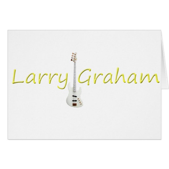 Bas i namn hälsningskort (Framsidan Horizontal)