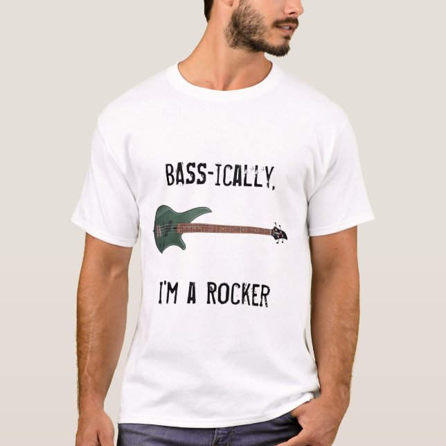 Bas-ically I-förmiddag en vippa… T-shirt (Framsida)
