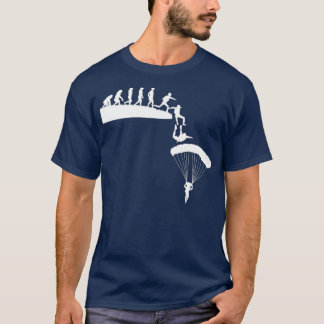 Bas Jumping Paragliding Parachuting Skydiving T Shirt