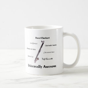 Bas- klarinett kaffemugg