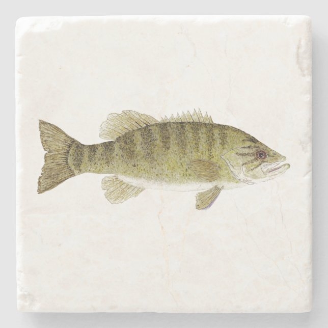 Bas- kustfartyg för Smallmouth Underlägg Sten (Framsidan)