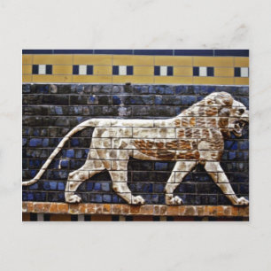 Bas Relief, Ishtar Lejona Grind-Istanbul Vykort