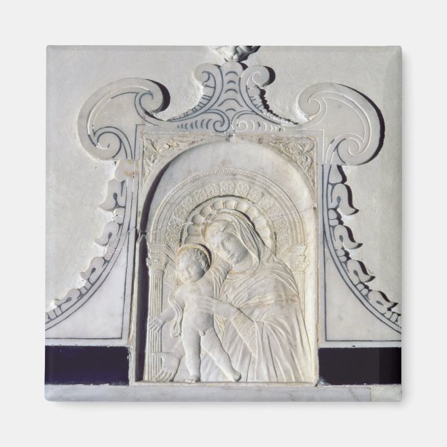 Bas-relief of a Madonna and Child (marble) Magnet (Framsidan)