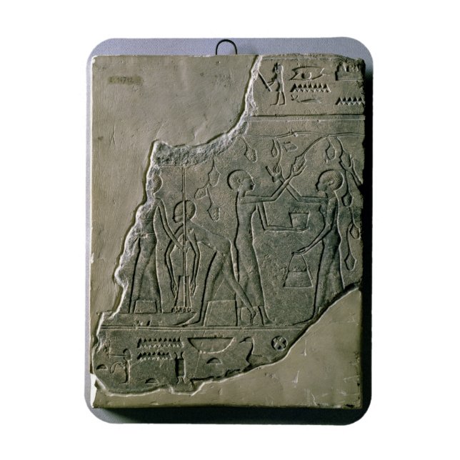 Bas relief of priestesses collecDrues, 26:e-3 Magnet (Vertikal)