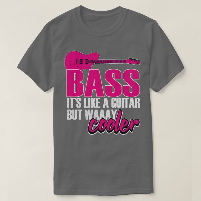 Bas som en gitar men som en kylare t shirt (Design framsida)