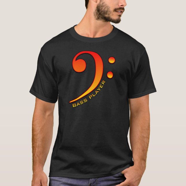 Bas- spelare (klaven) tee (Framsida)